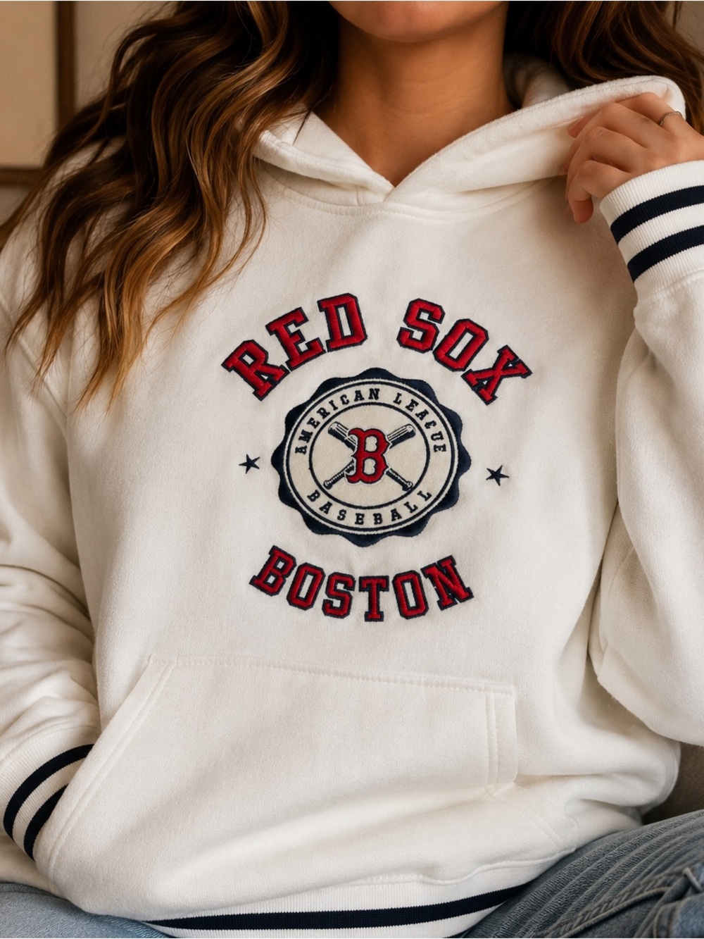 MLB Genuine Merchandise Women’s Boston Red Sox Hoodie Large